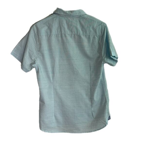 Across the Pond Light Blue Button Down Shirt, Small, Pre-owned - Picture 3 of 5